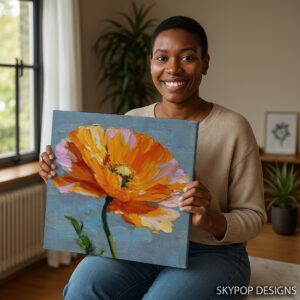Vibrant Poppy Art