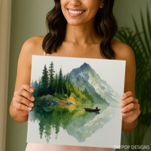 Mountain Lake Art