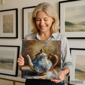 Elegant Teapot Art