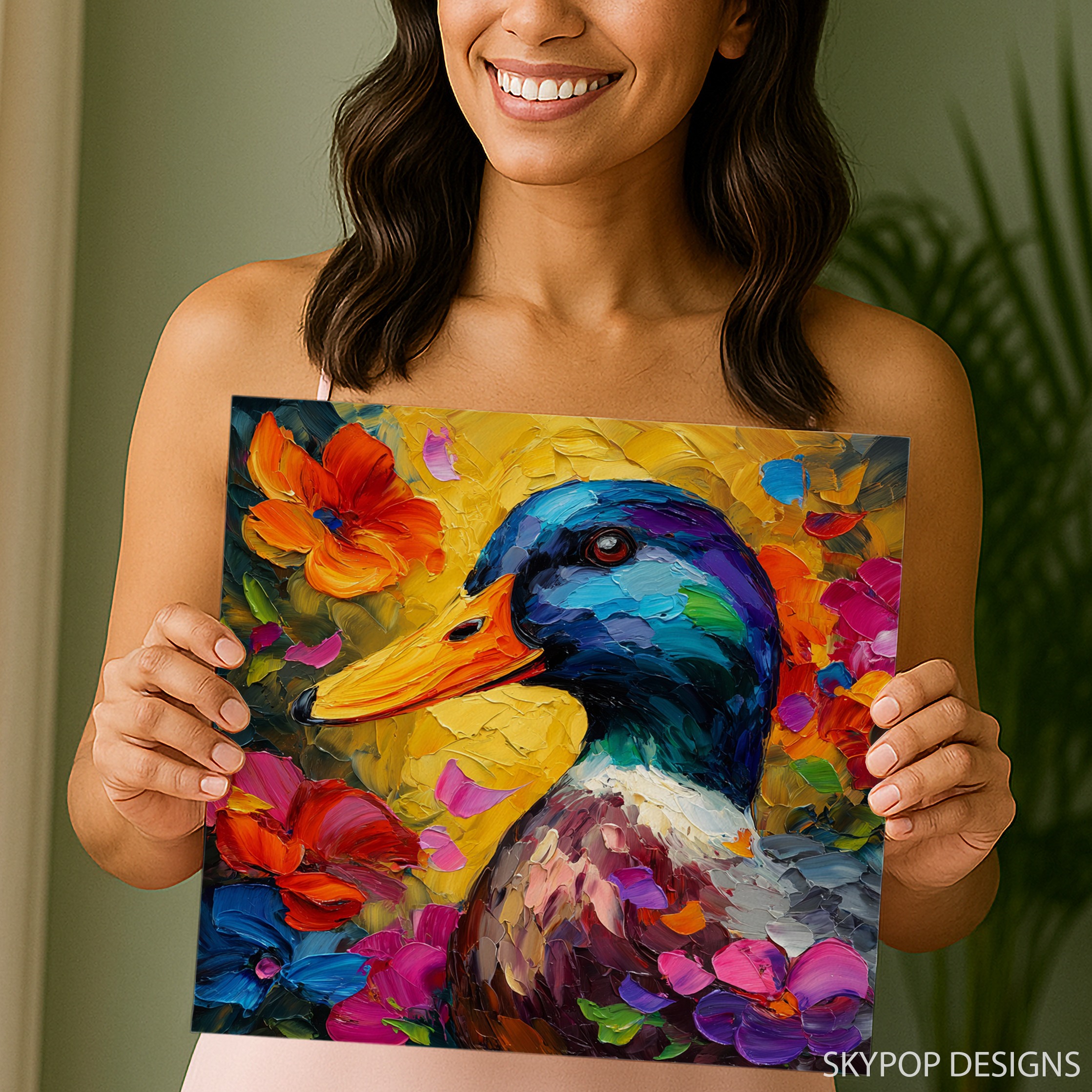 3.jpg Duck Floral Art
