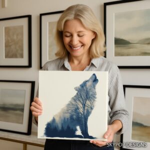 Wolf Forest Art