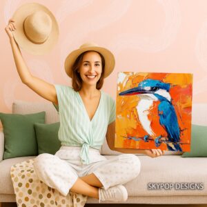 Kingfisher Bird Art