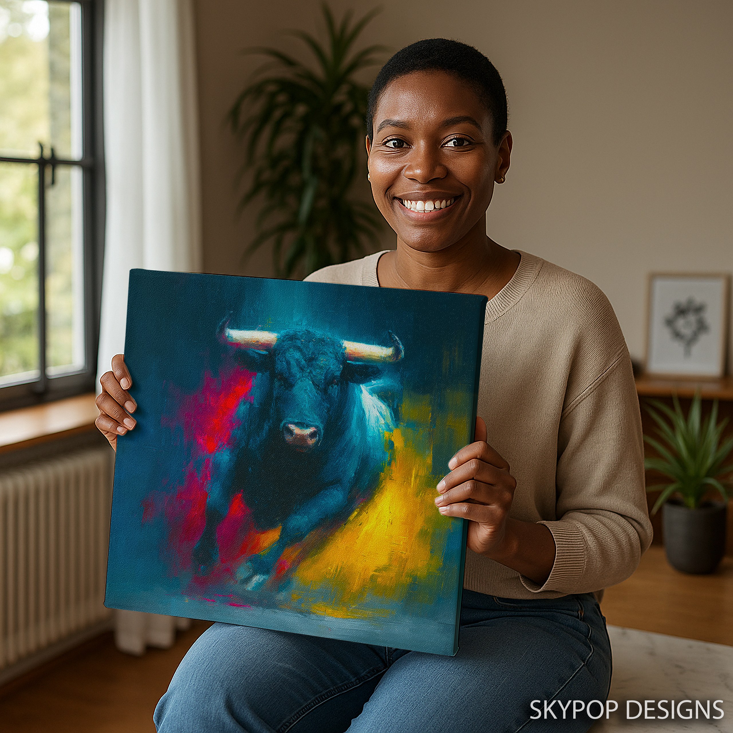 3.jpg Bull Wall Art