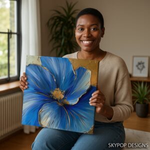 Blue Poppy Art