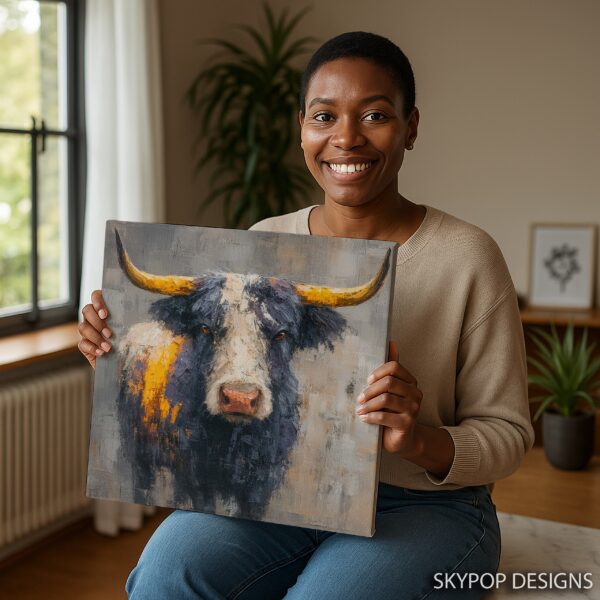 Highland Cow Art