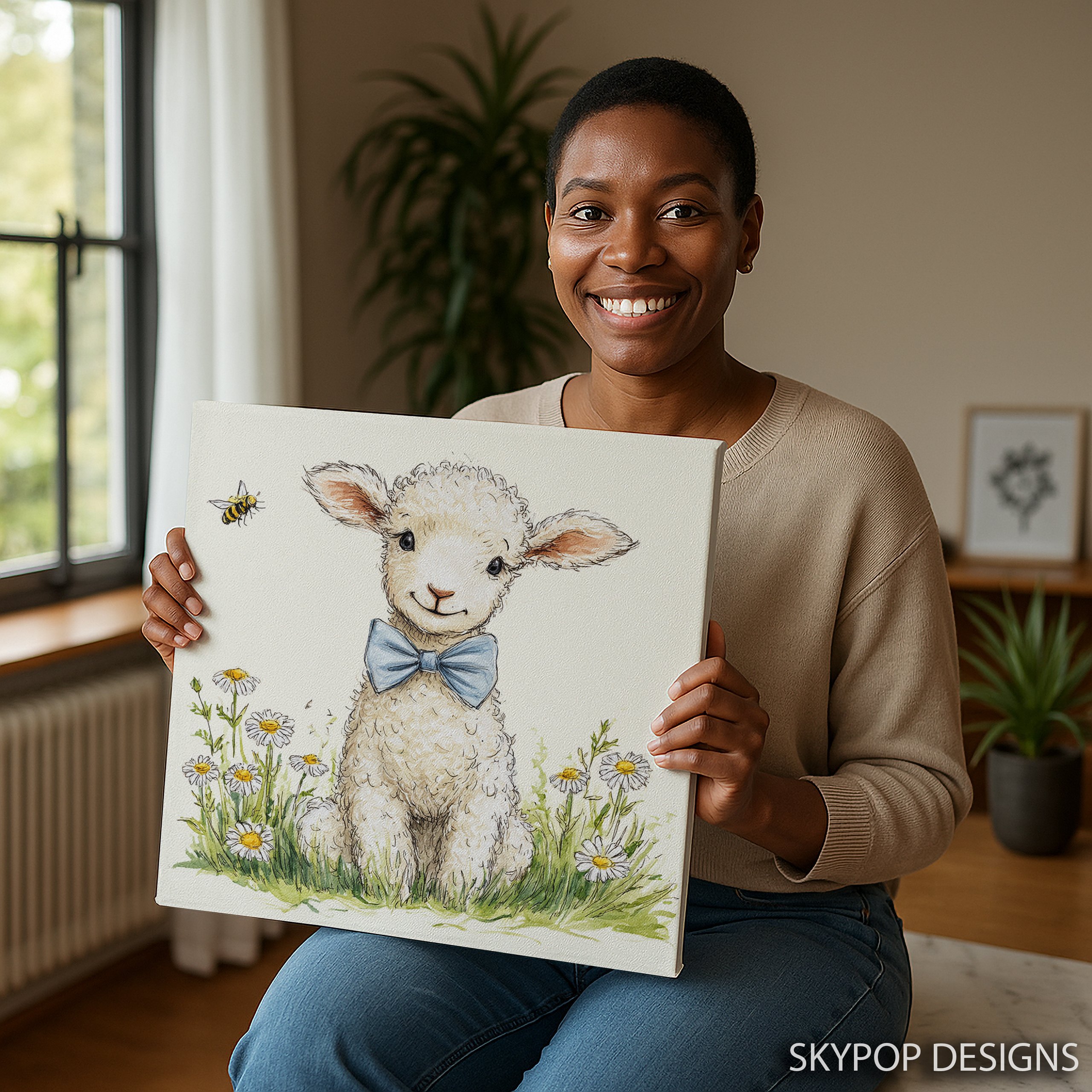 3.jpg Lamb Bow Tie Art