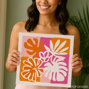 Tropical Leaf Abstract Art