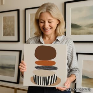 Stacked Shapes Art