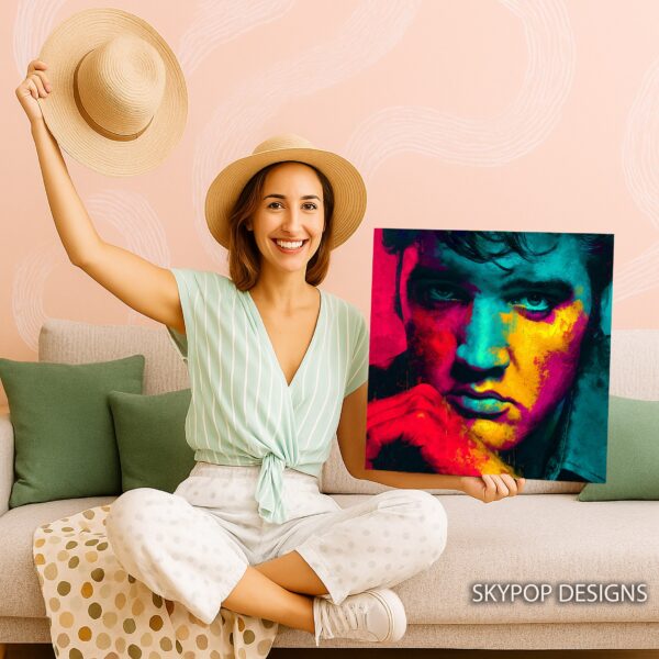 Vibrant Face Portrait Art