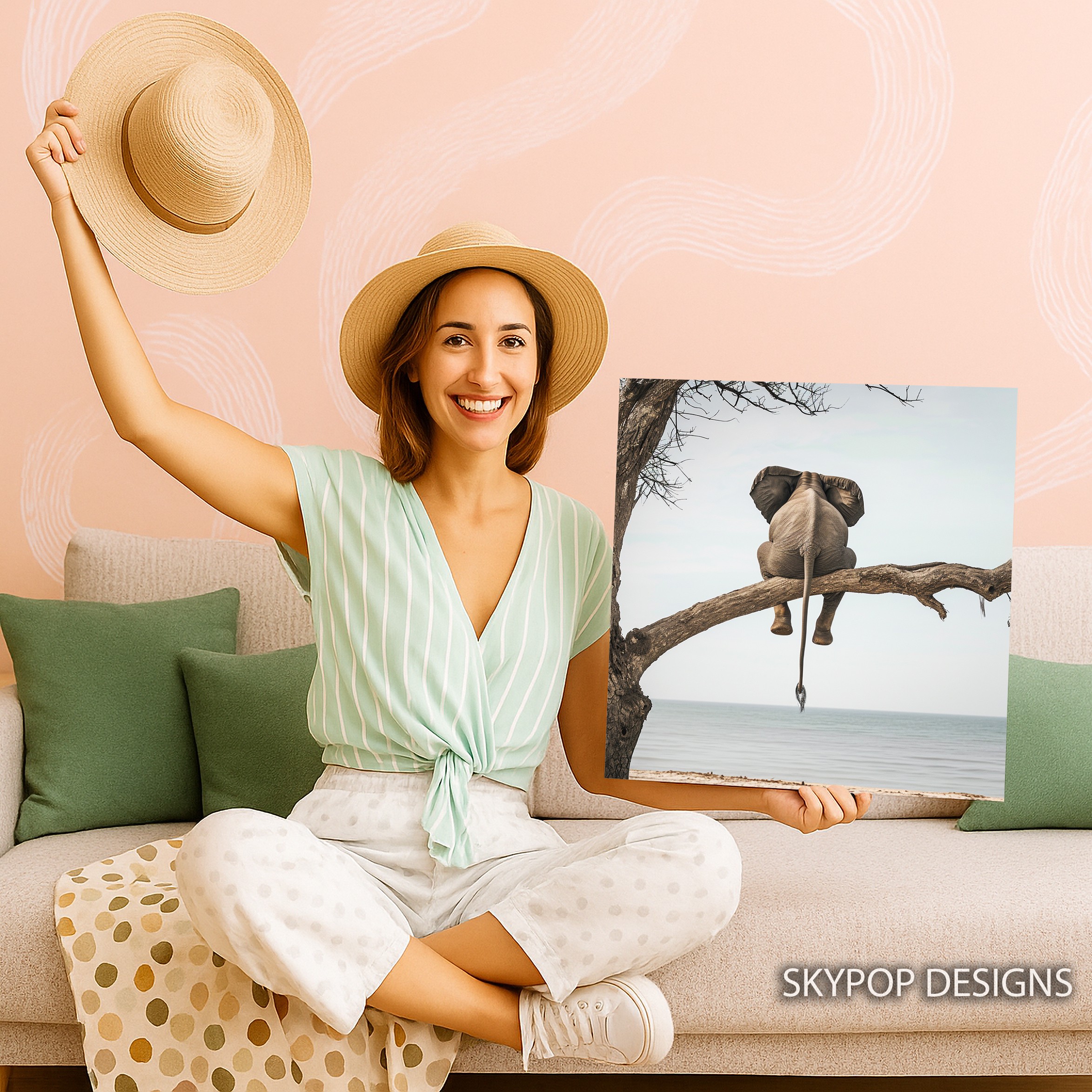 3.jpg Elephant Tree Branch Art