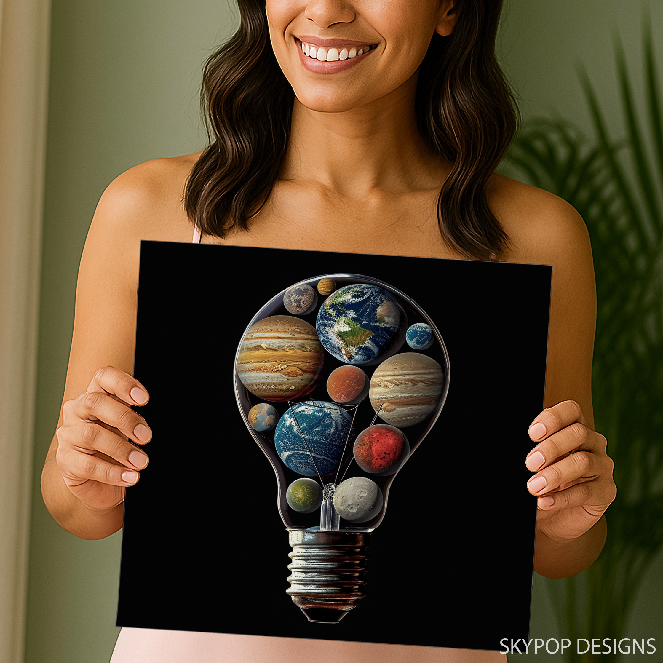 3.jpg Solar System Lightbulb Art