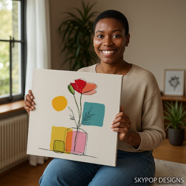Colorful Poppy Art