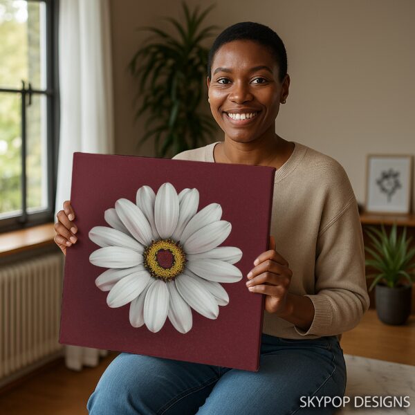 White Daisy Art