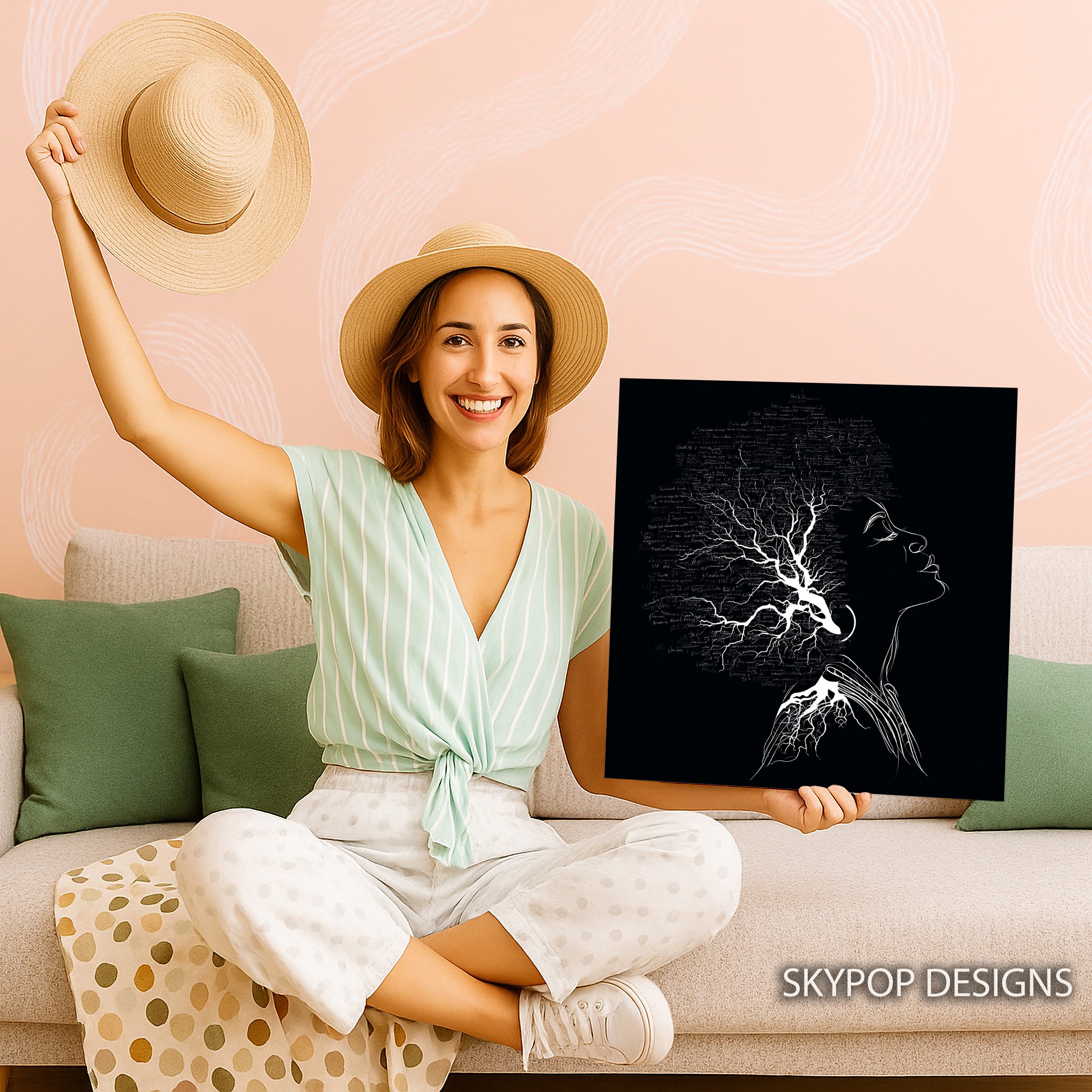 3.jpg Neural Network Silhouette Art