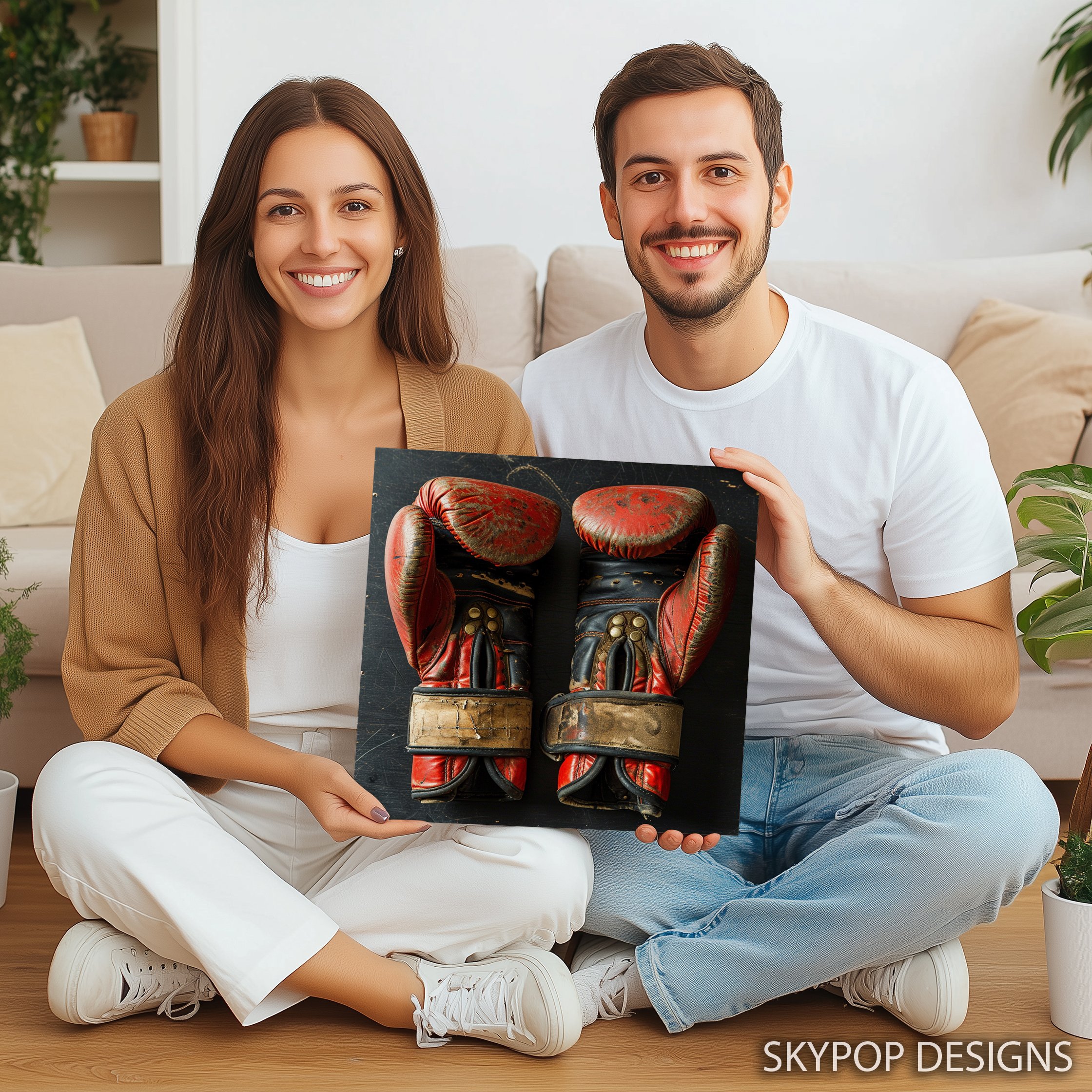 3.jpg Vintage Boxing Gloves Art