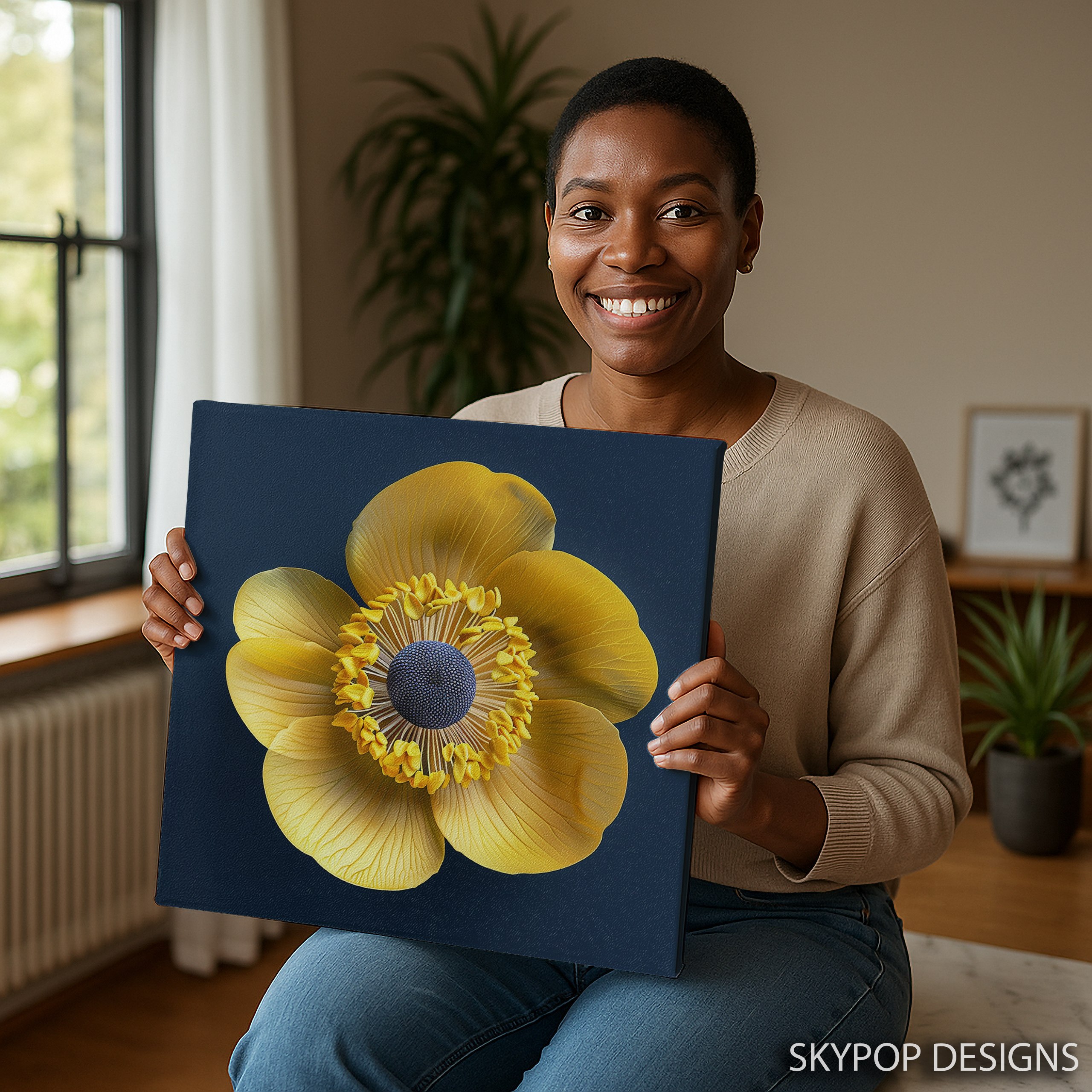 3.jpg Yellow Flower Art