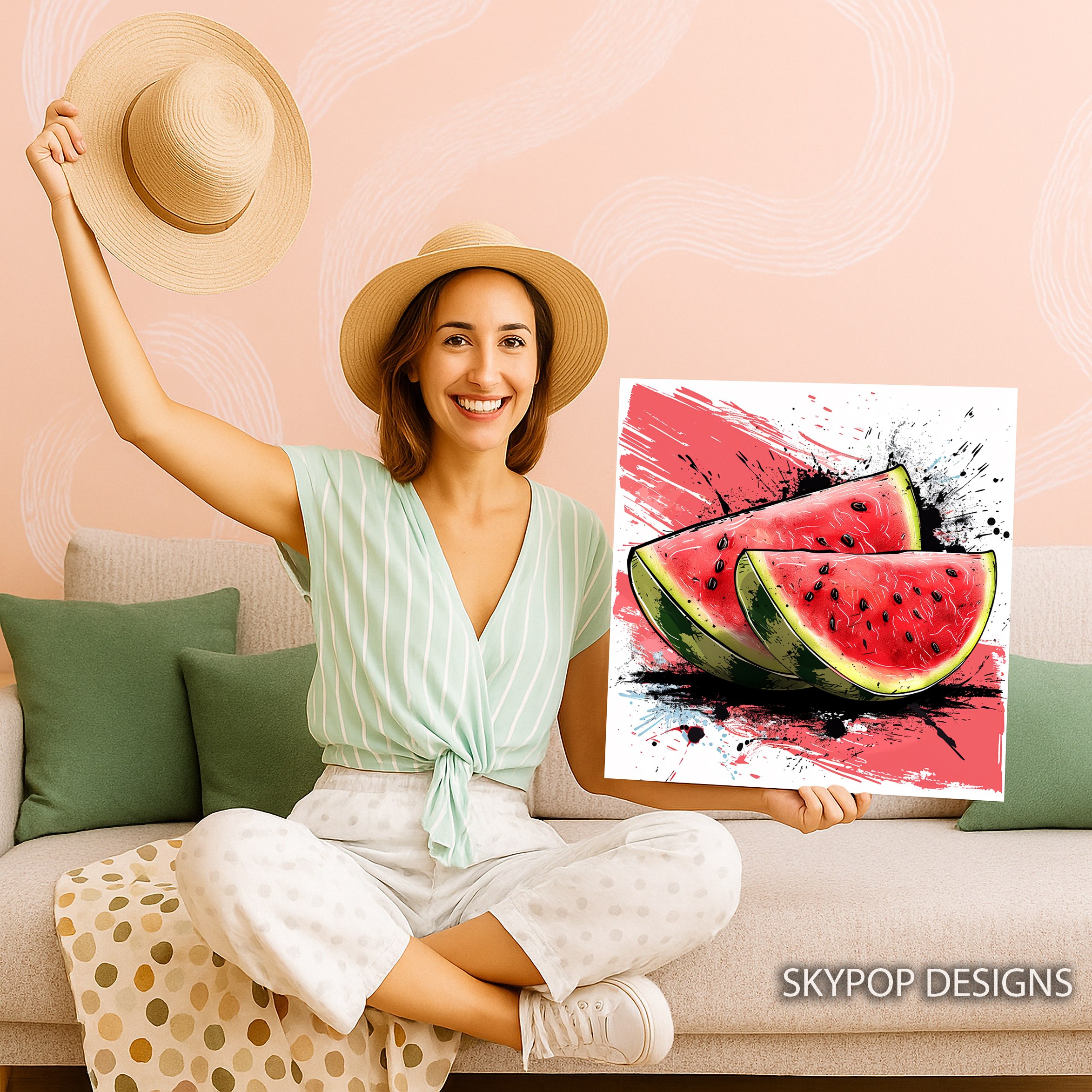 3.jpg Juicy Watermelon Splash Art
