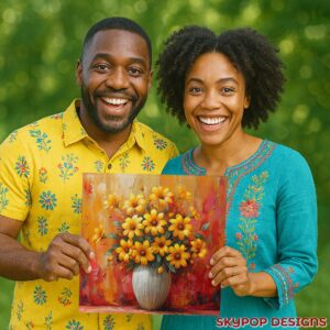 Sunburst Bouquet Art