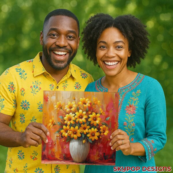 Sunburst Bouquet Art