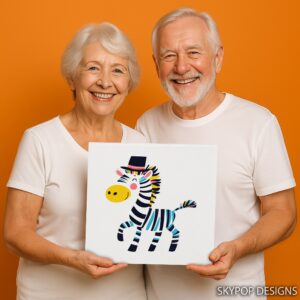 Zebra Hat Art