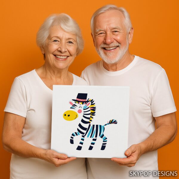 Zebra Hat Art