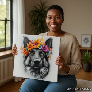 German Shepherd Art
