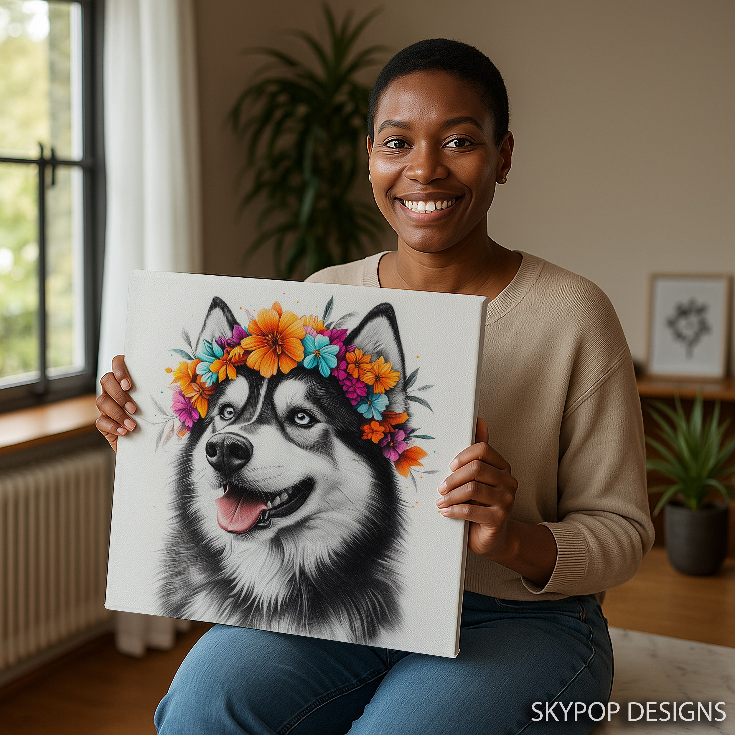 3.jpg Siberian Husky Art