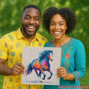 Colorful Horse Art