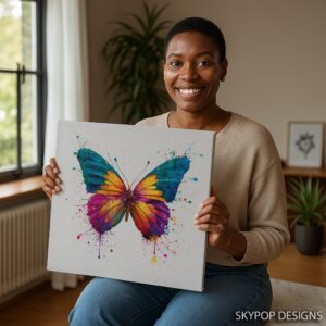 Colorful Butterfly Art