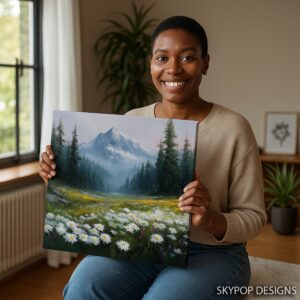Mountain Daisy Meadow Art