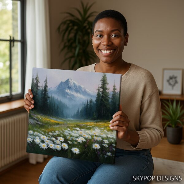 Mountain Daisy Meadow Art