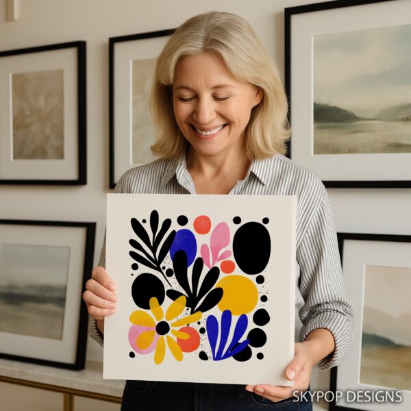 Colorful Shapes Abstract Art