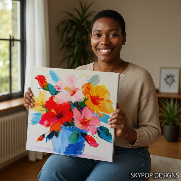Tropical Hibiscus Bouquet Art