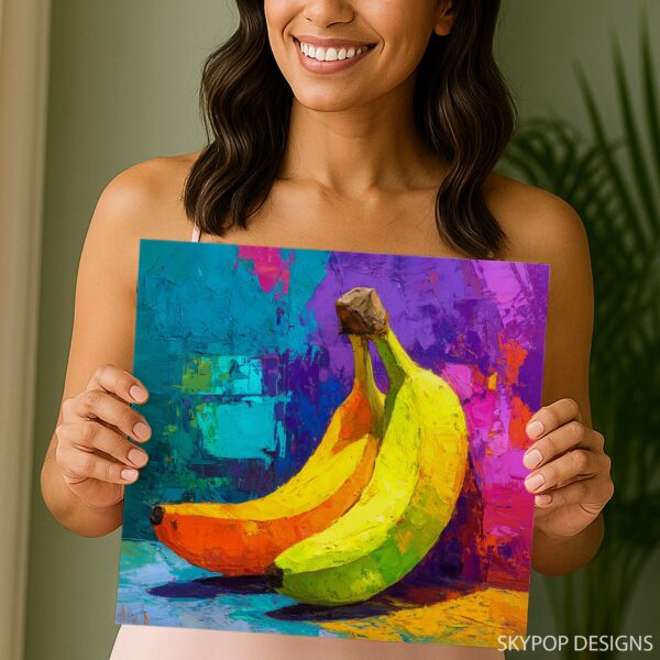 Vibrant Banana Art