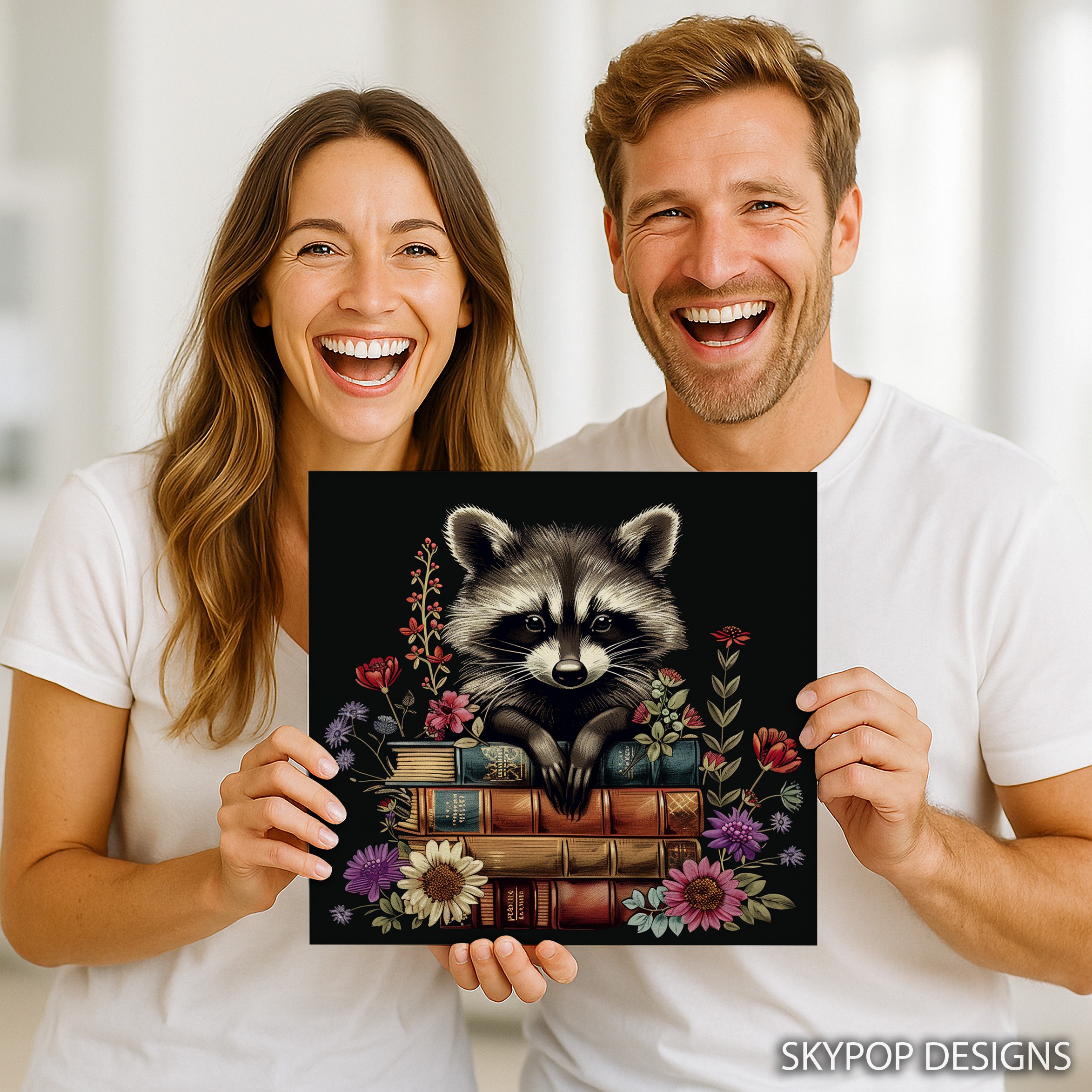 3.jpg Raccoon Book Art