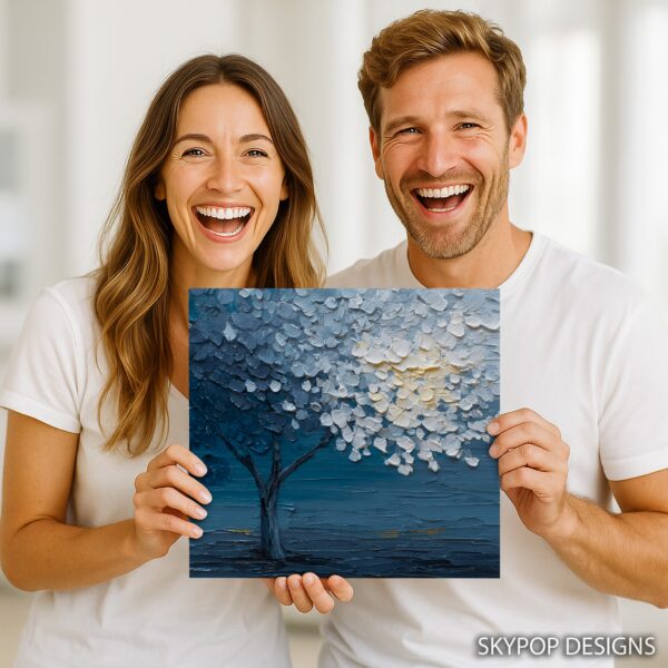 Blue Tree Art