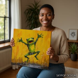 Jumping Frog Art