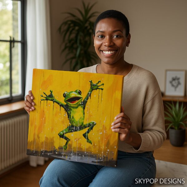 Jumping Frog Art