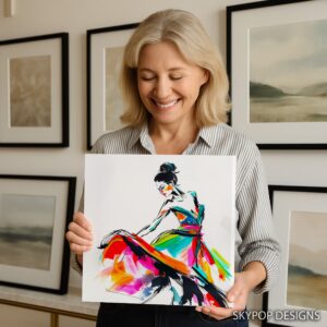 Colorful Dancer Art