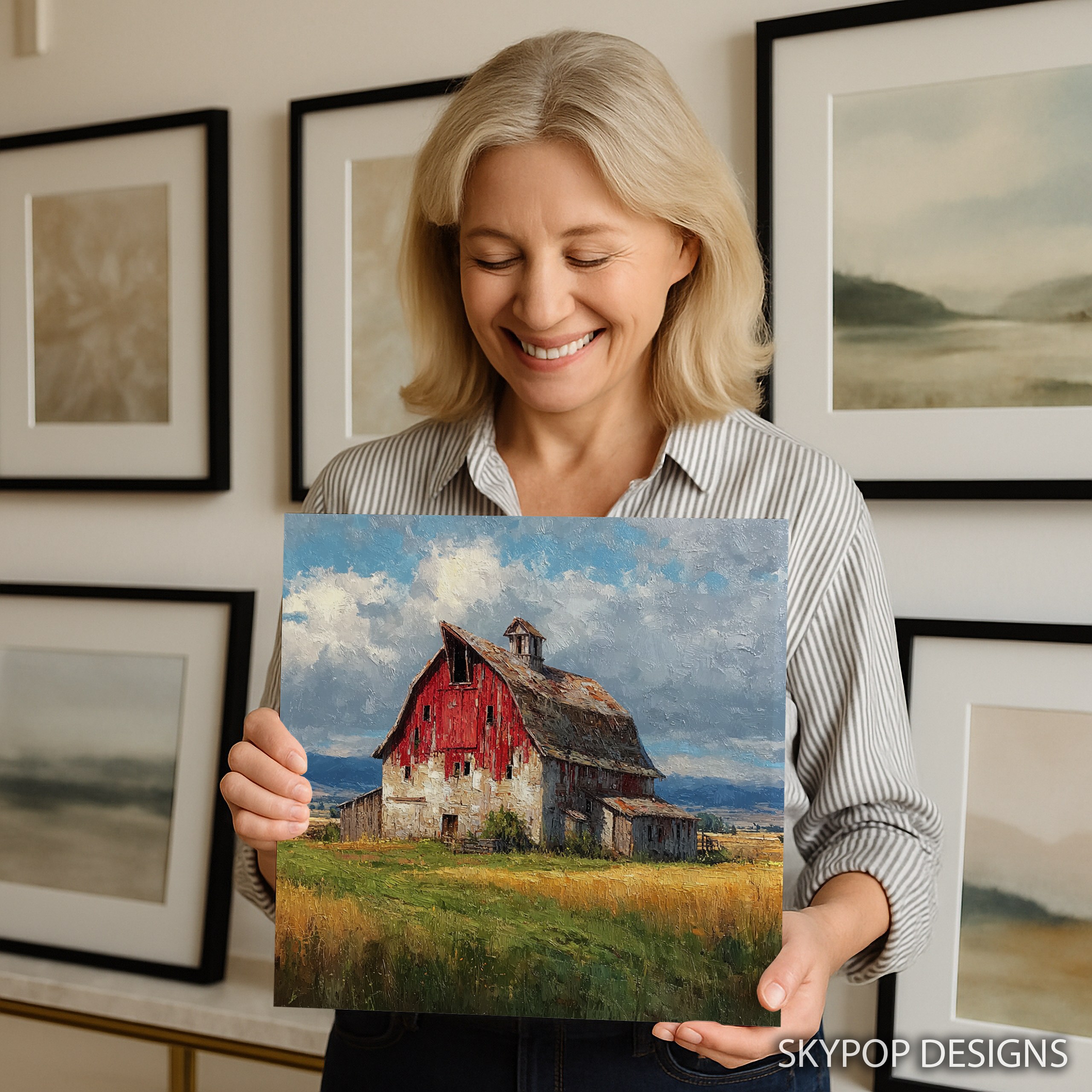 3.jpg Rustic Red Barn Art