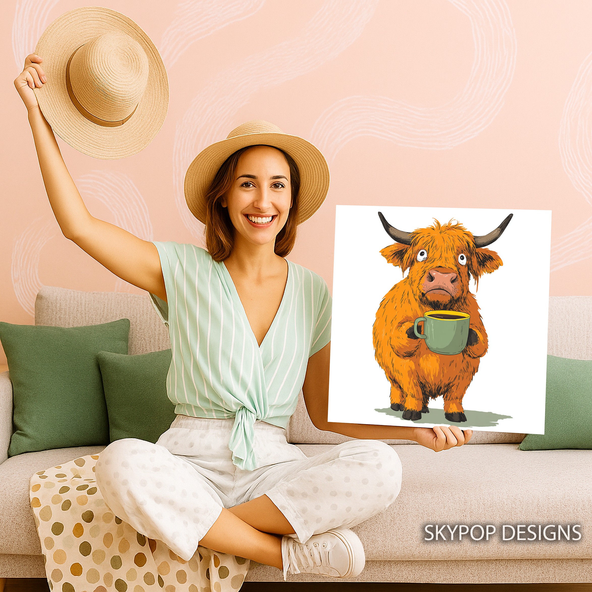 3.jpg Highland Cow Art