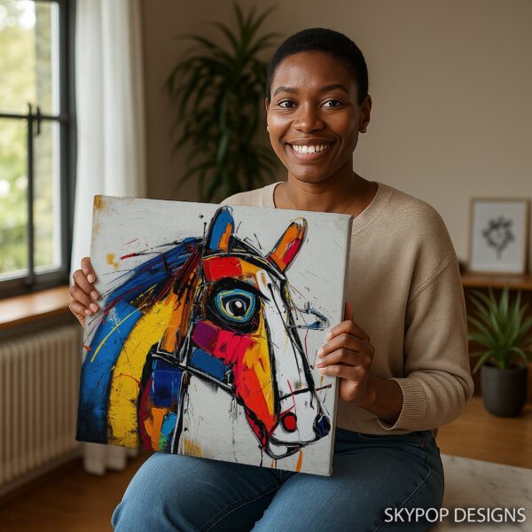 Colorful Horse Art