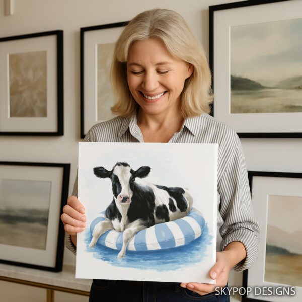 Cow Pool Float Art