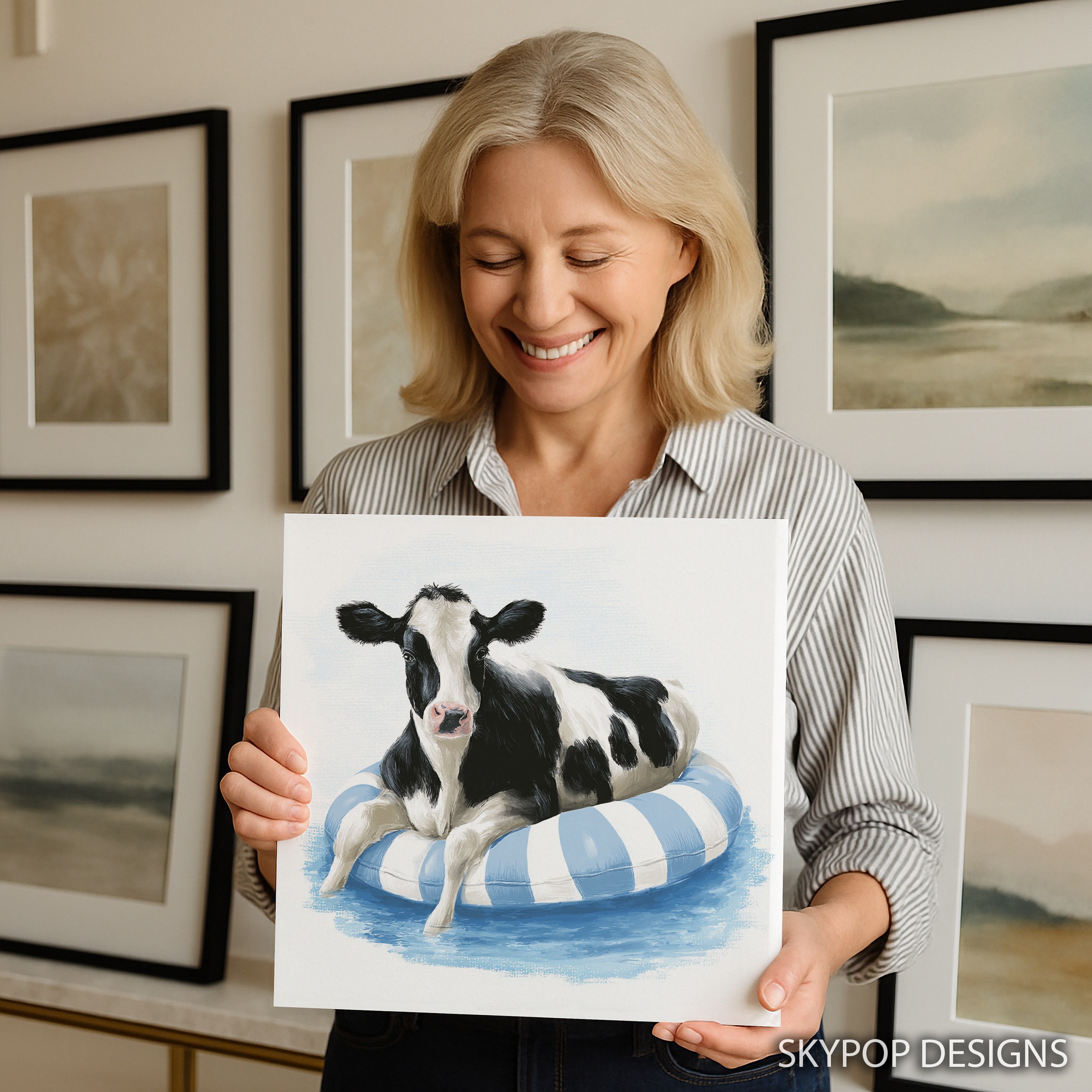 3.jpg Cow Pool Float Art