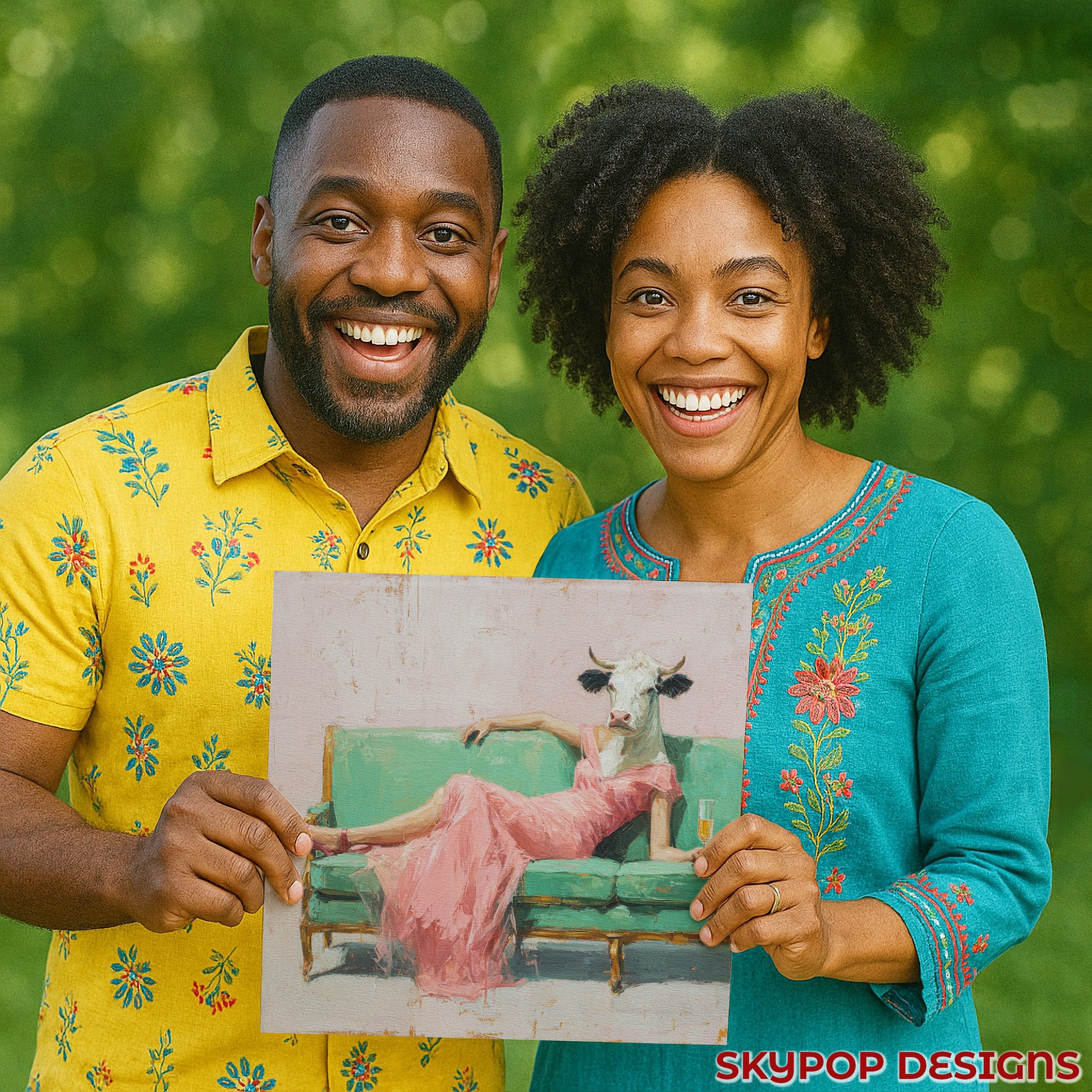 3.jpg Glamorous Cow Art