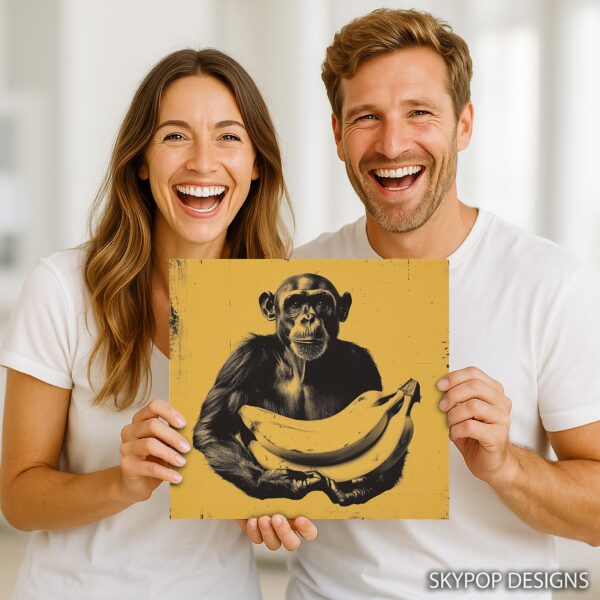 Chimpanzee Banana Art