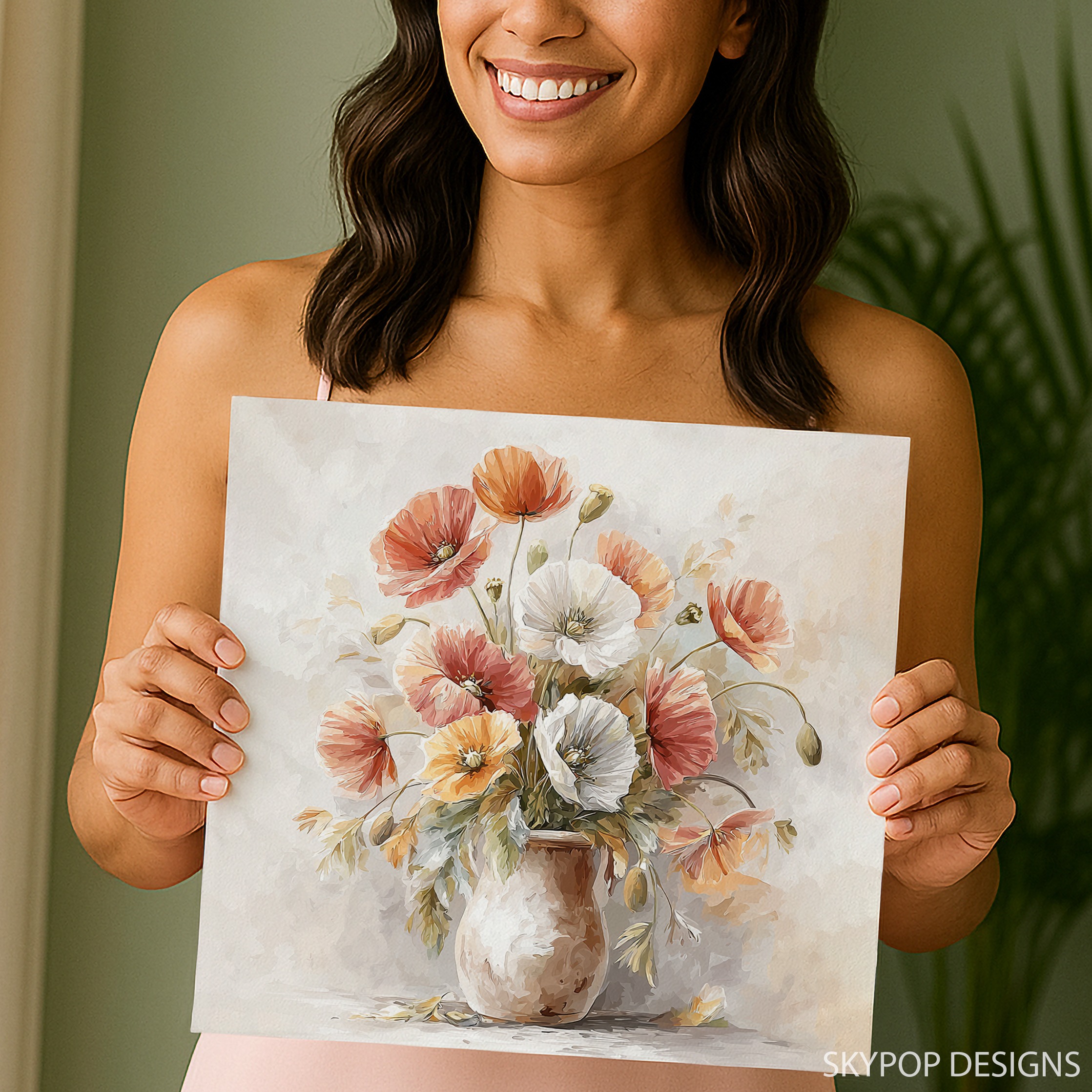 3.jpg Poppy Bouquet Art