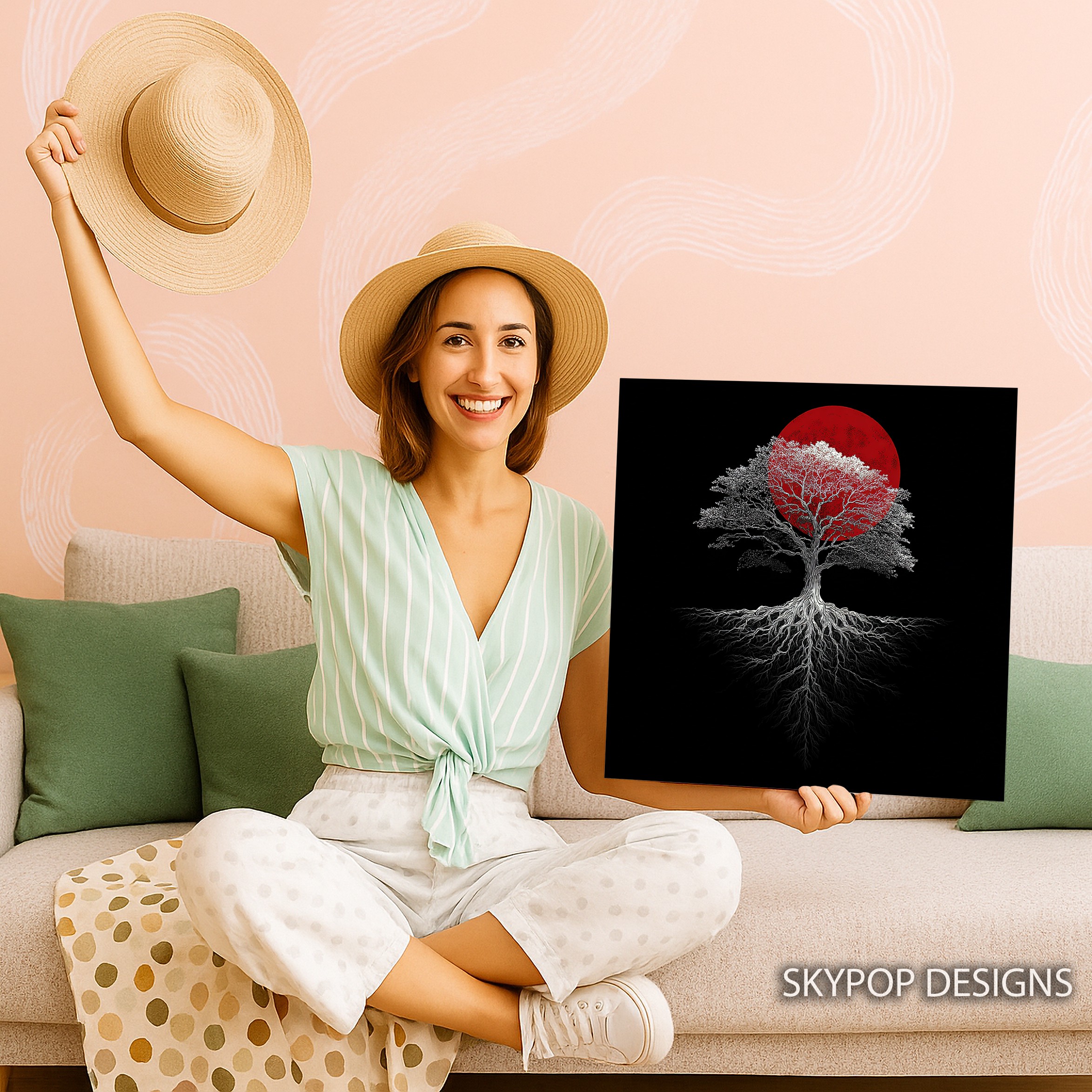 3.jpg Red Moon Tree Art
