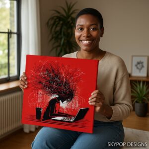 Digital Overload Art