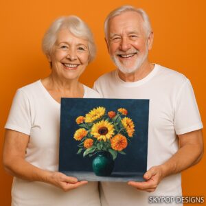 Sunflower Bouquet Art